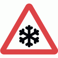 Risk of ice or packed snow ahead -  DOT 554.2