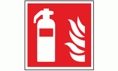 Fire extinguisher symbol sign | Fire equipment signs | Safety Signs ...