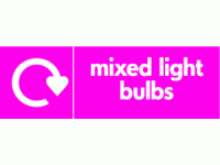 mixed light bulbs recycle 