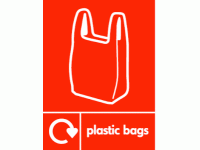 plastic bags recycle & icon 