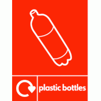 Plastic Bottles Waste Recycling Sign