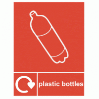 Plastic Bottles Waste Recycling Sign