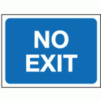 No exit sign 