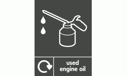 used engine oil recycle & icon 