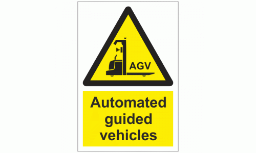 Automated guide vehicles sign