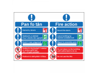 5 Point Fire Action Notice - Welsh En...