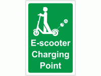 E-Scooter Charging Point Sign