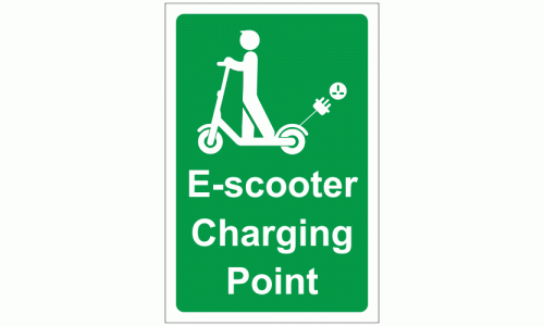 E-Scooter Charging Point Sign