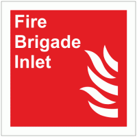 Fire Brigade Inlet Sign