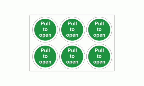 Pull to Open Stickers