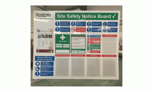 Site Safety Notice Board