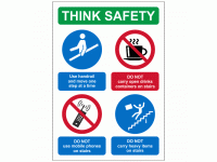 Think safety Sign 