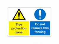 Tree protection zone do not remove th...