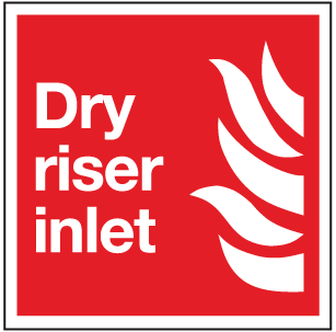 Dry Riser Inlet Sign Fire Safety Signs Safety Signs And Notices