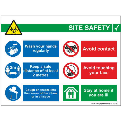 Covid-19 Site Safety Sign 