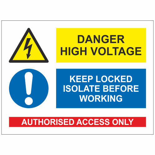 Danger High Voltage Keep Sign Electrical Safety Signs Safety Signs And Notices