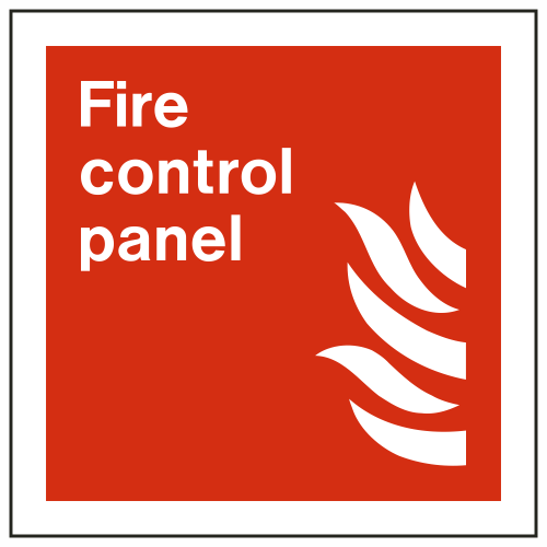 Fire Control Panel Sign Fire Equipment Signs Safety Signs And Notices